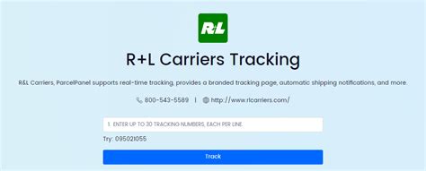 r and l carriers tracking.